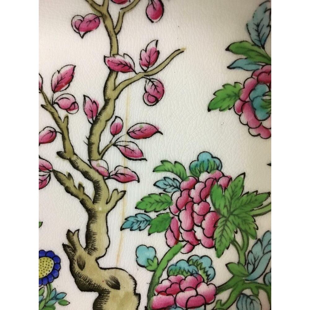 VINTAGE Coalport CHINA Indian Tree Pattern SET OF THREE Oval VEGETABLE Dishes - Picture 9 of 11